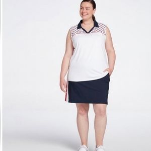 Lady Hagen Women's Side Stripe Woven 17'' Golf Skort 